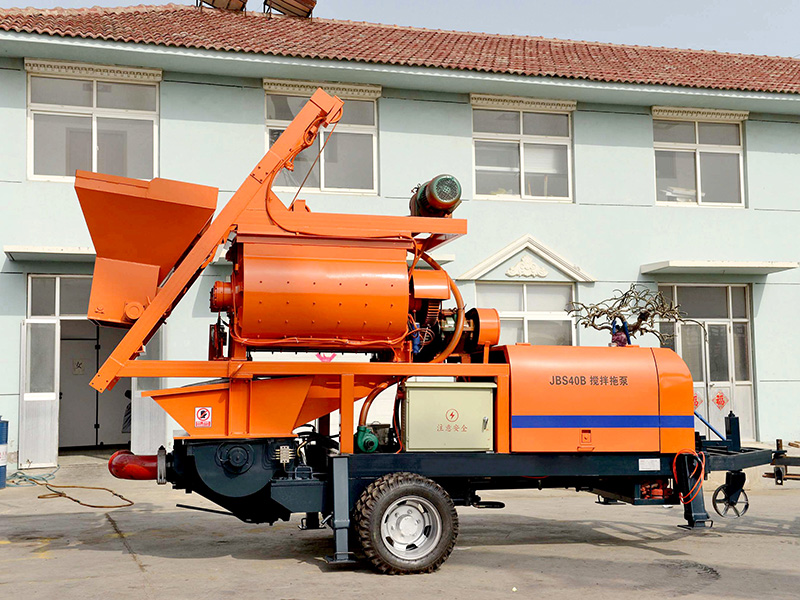 compulsory concrete mixer pump