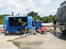 concrete pump working in Philippines