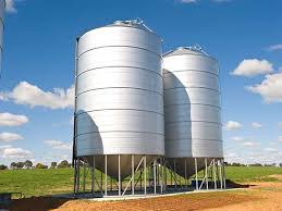 Grain storage silo