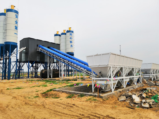 Belt Type Concrete Batching Plant for Sale