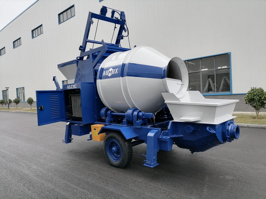 concrete mixer pump price