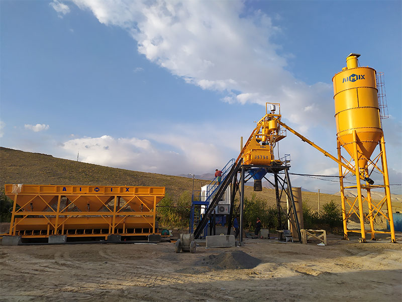 mini concrete mixing plant Aimix