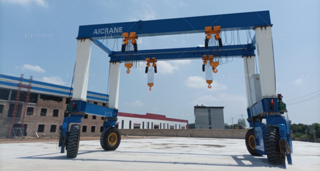 4×15 Ton Rubber Tyred Gantry Crane