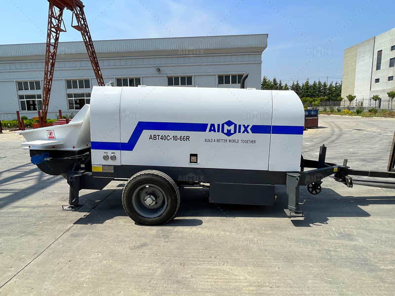 Diesel Trailer-type Concrete Pump Indonesia