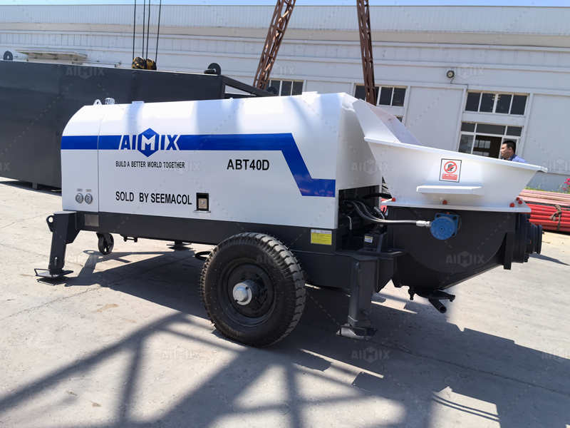 Electric Trailer-type Concrete Pump Indonesia