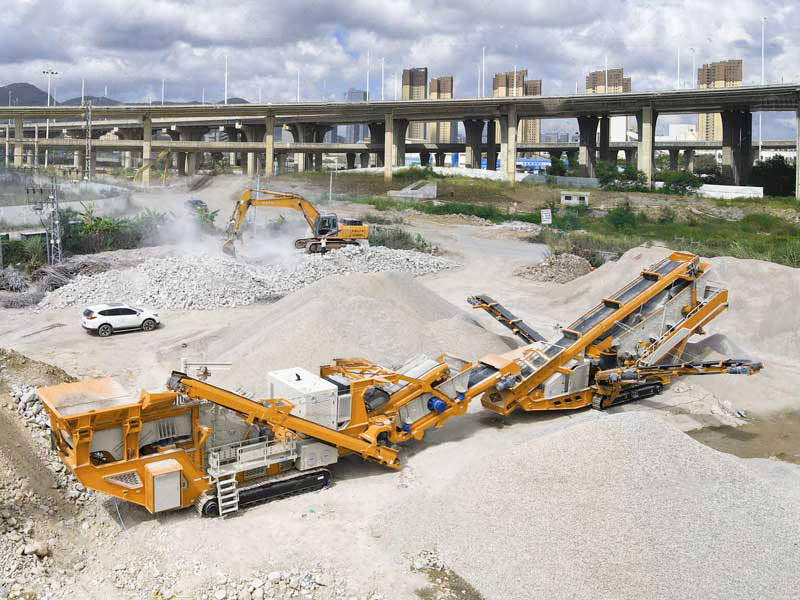 Crawler Mobile Stone Crusher Plants Andamine