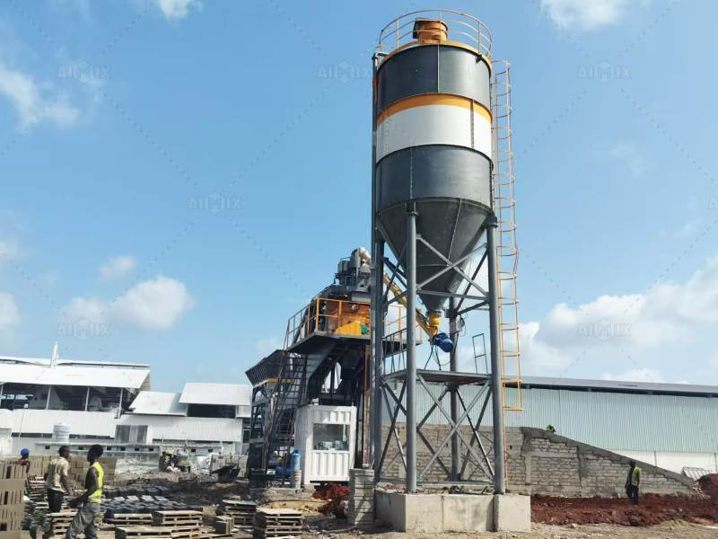 AJY-25 mini concrete batch plant