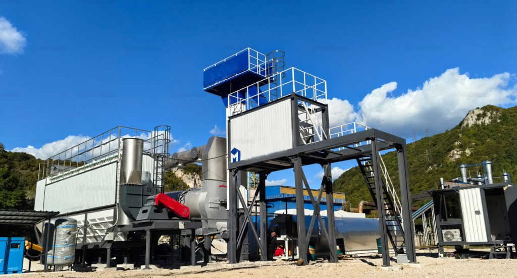 portable asphalt plants machinery in Macroad